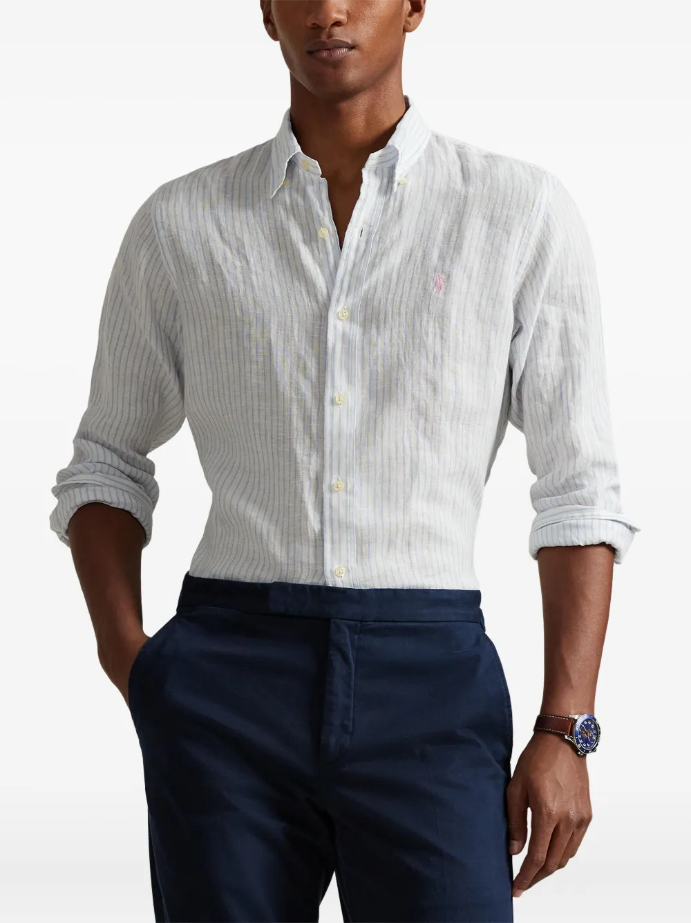 RALPH LAUREN Ralph Lauren WOVEN SPORT SHIRT — 2/4