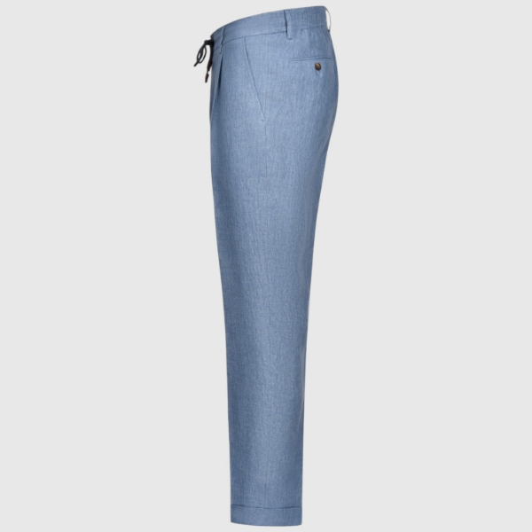 Gran Sasso Pantalone in lino delavè