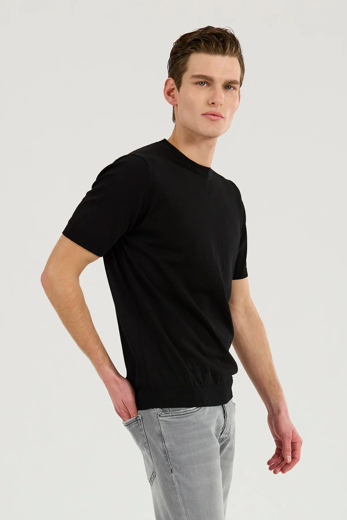 BELLWOOD Bellwood Girocollo Cotone Manica Corta — 3/4