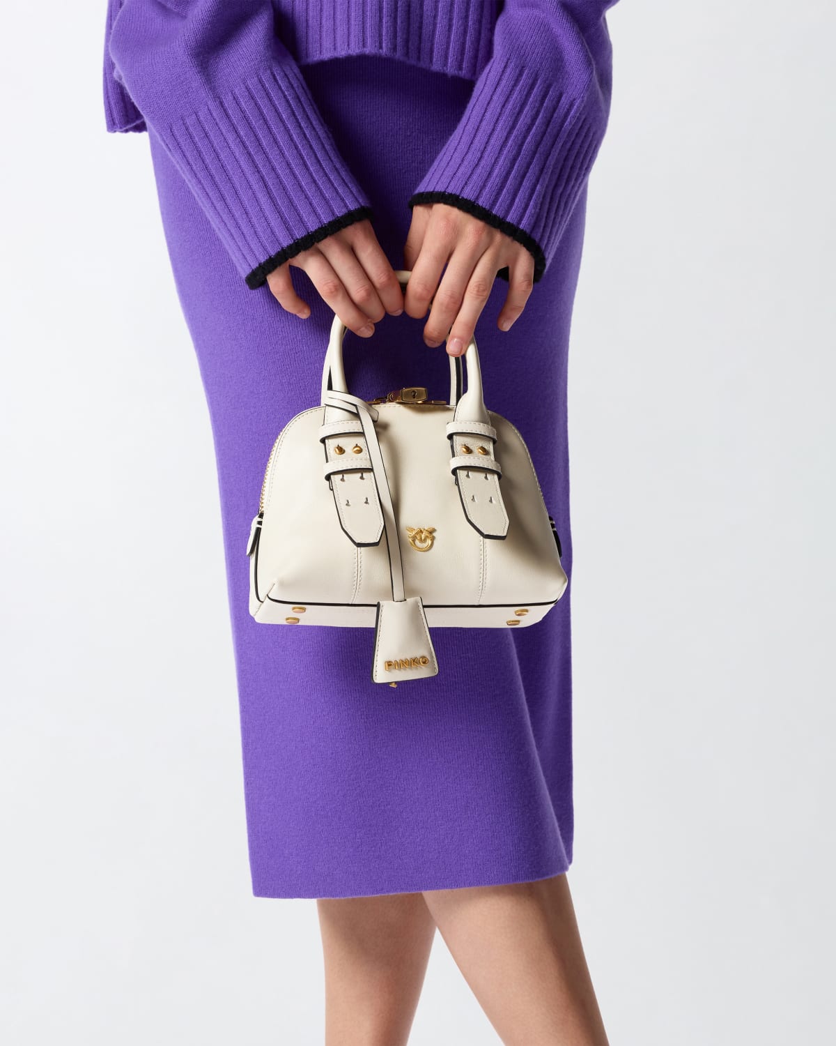 Pinko Pinko Borsa Bowling A Mano Mini Escape Bag In Pelle — 2/8