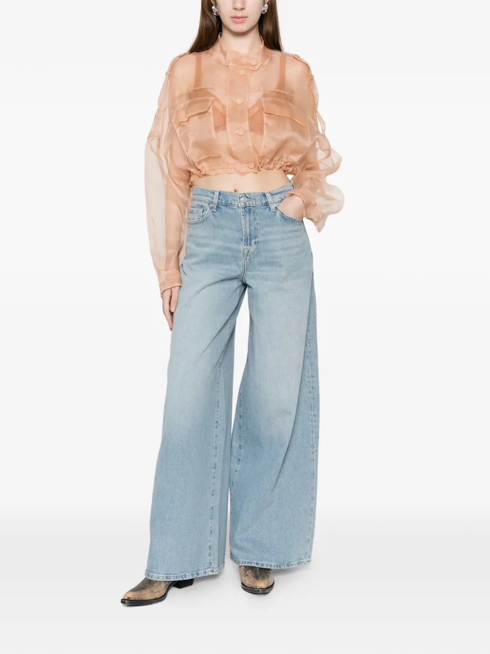 Pinko Pinko LONGAN CABAN ORGANZA DI SETA — 3/4