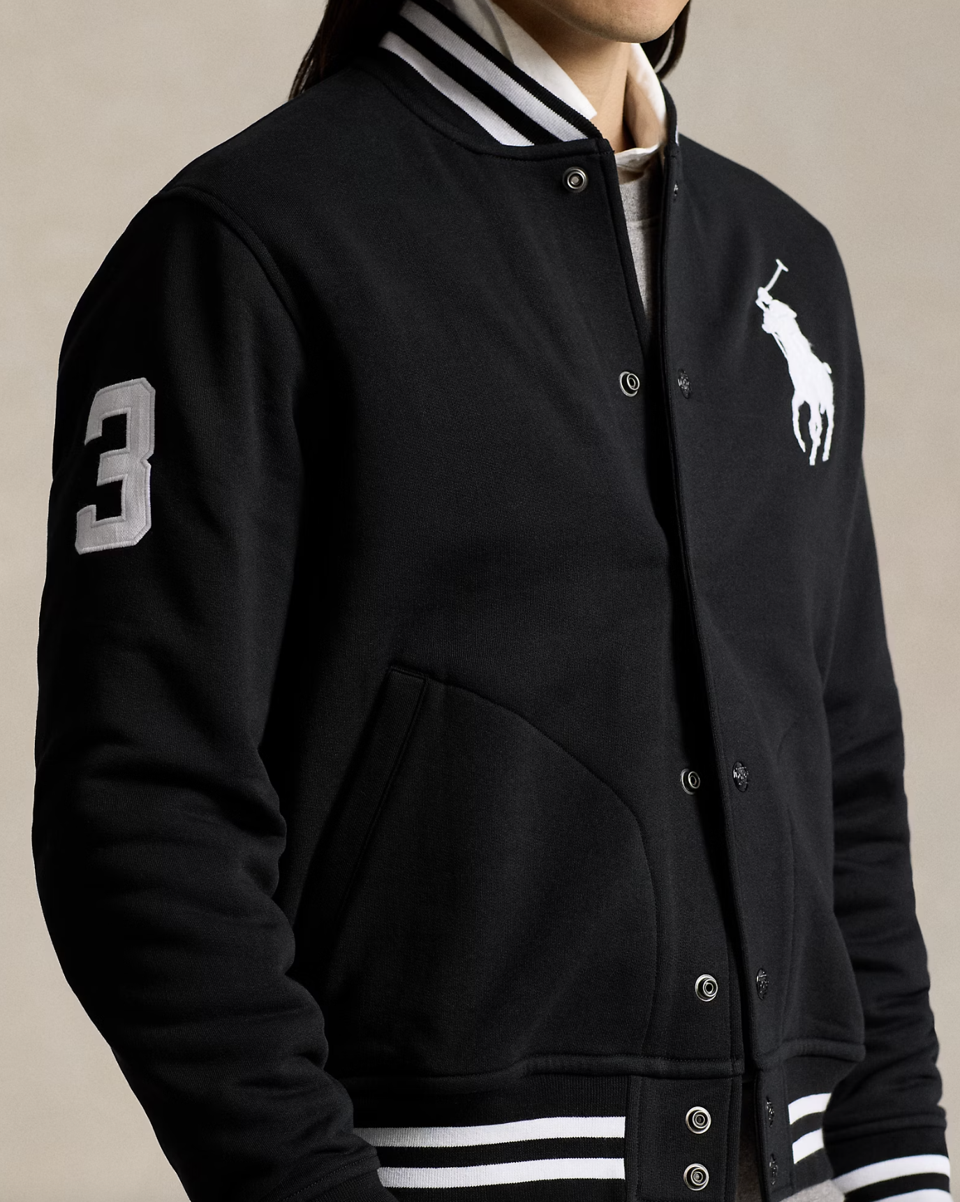 Polo Ralph Lauren Polo Ralph Lauren Giacca da baseball Big Pony in felpa — 2/4