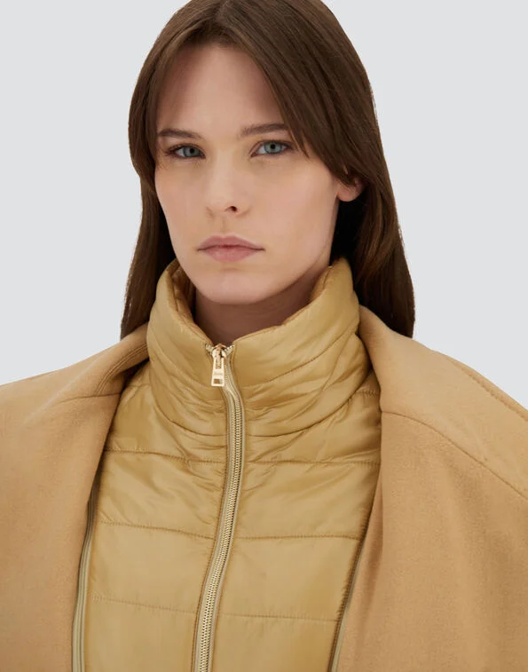 Herno Herno CAPPOTTO IN VELOUR WOOL CLOTH E NYLON ULTRALIGHT — 2/4