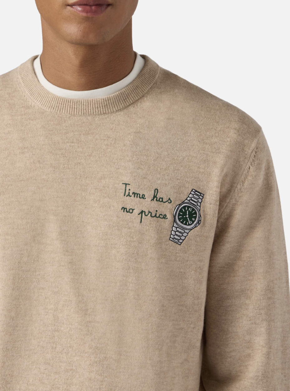 SAINT BARTH Saint Barth CREW NECK LIGHT SWEATER — 3/3