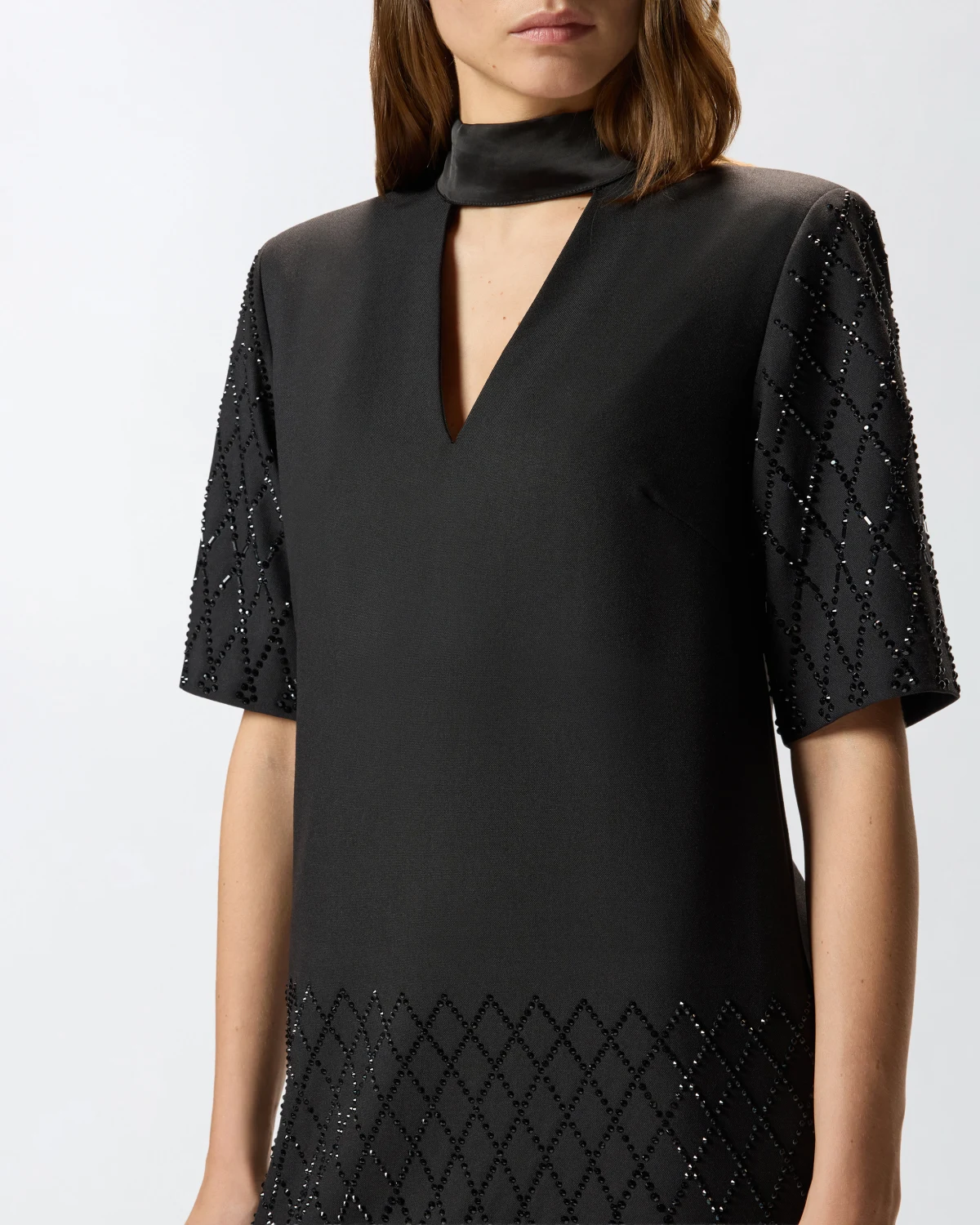 Pinko Pinko Abito shirt con strass — 3/4