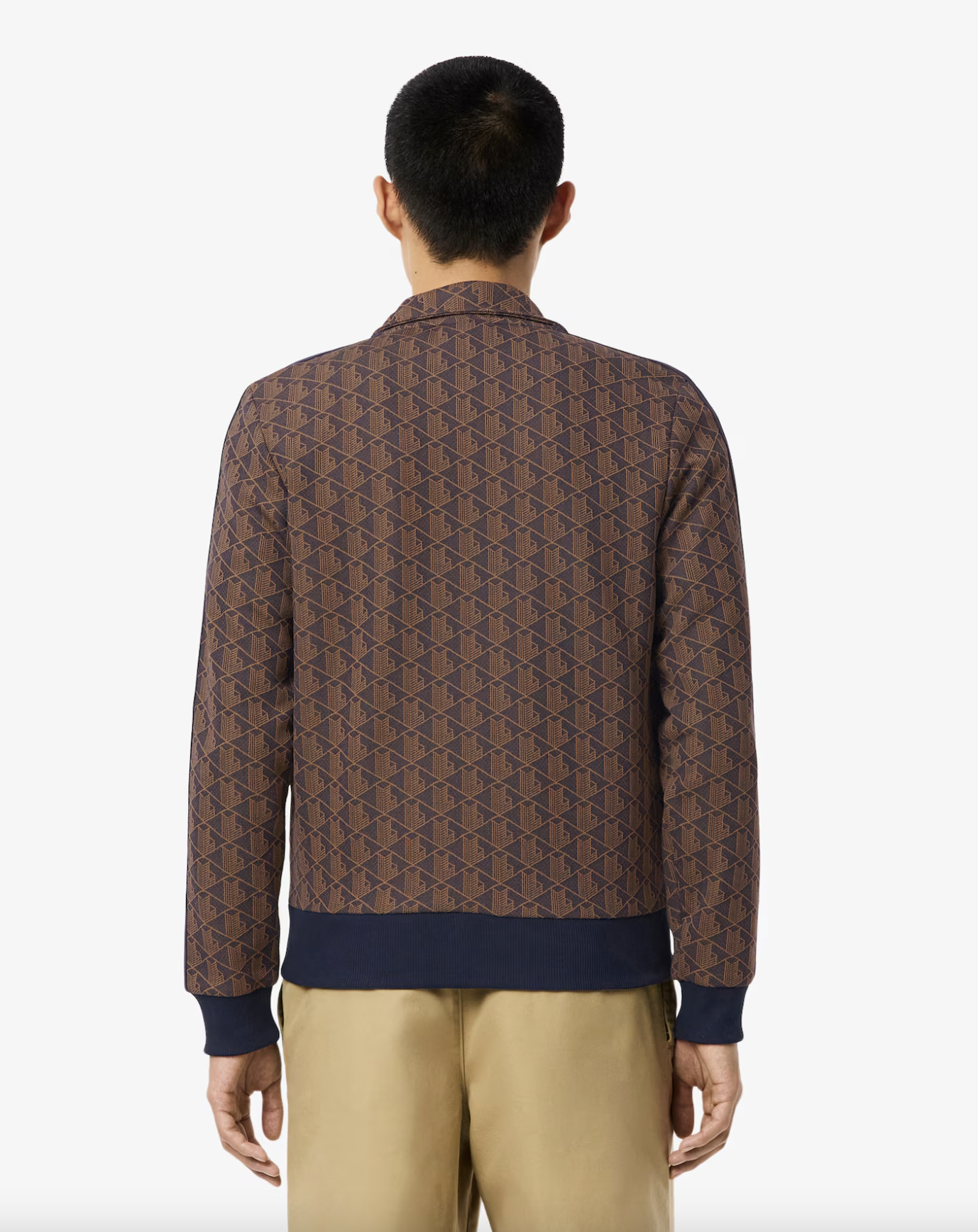 Lacoste Lacoste Giacca della tuta in jacquard con zip Paris — 8/8