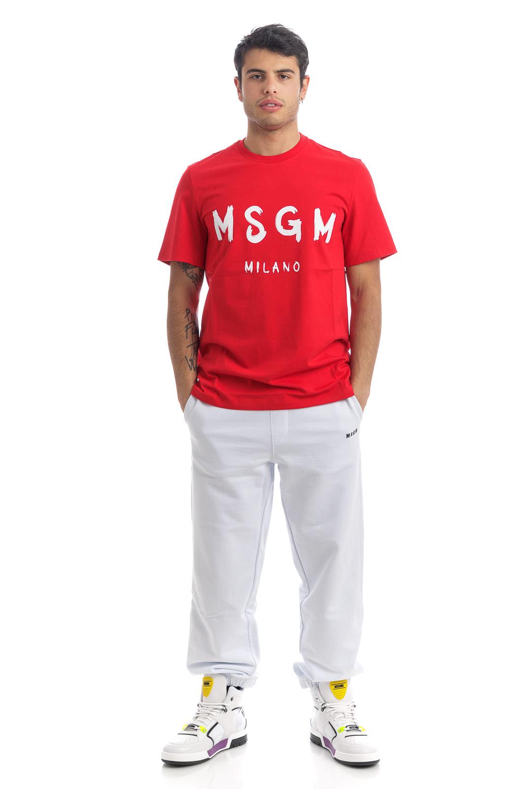 Tシャツ・カットソー MSGM Men T-shirt Red 3840MM109257002 17 3840MM108_257002_01_01_1200x.