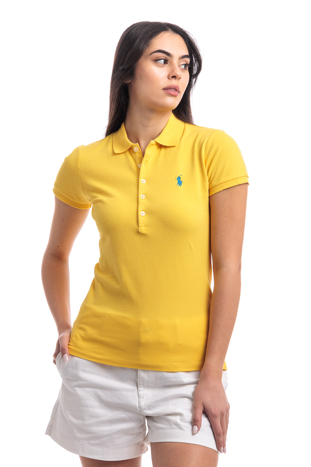 Tシャツ・カットソー POLO RALPH LAUREN Woman Polo Shirt Yellow 211947966 005 POLO RALPH LAUREN T-SHIRT