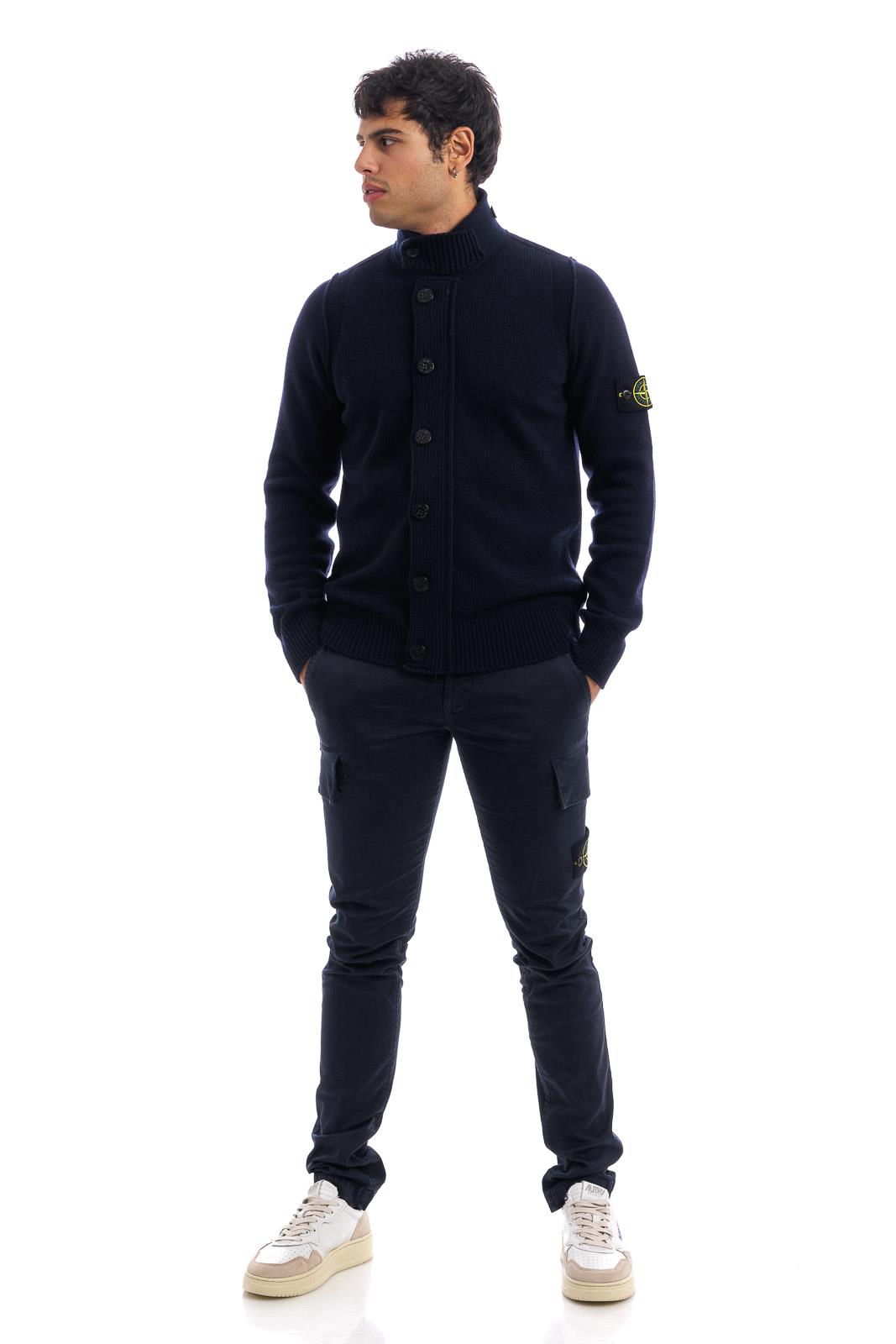 Stone Island 8015517B3 Lサイズ ニット グリーン