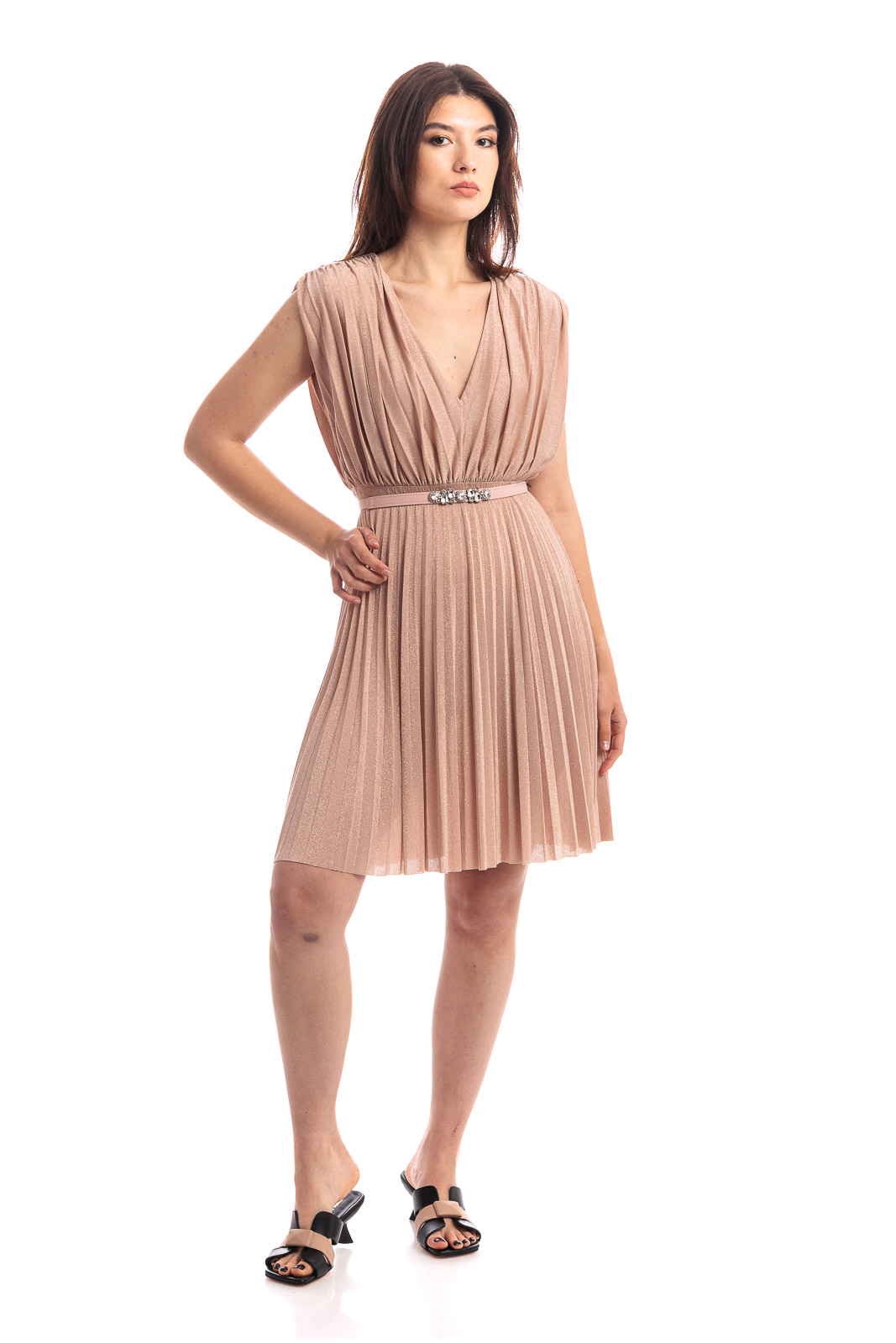 Plissé Liu Jo Vendita On Line Abbigliamento Vestito Lungo Plissé