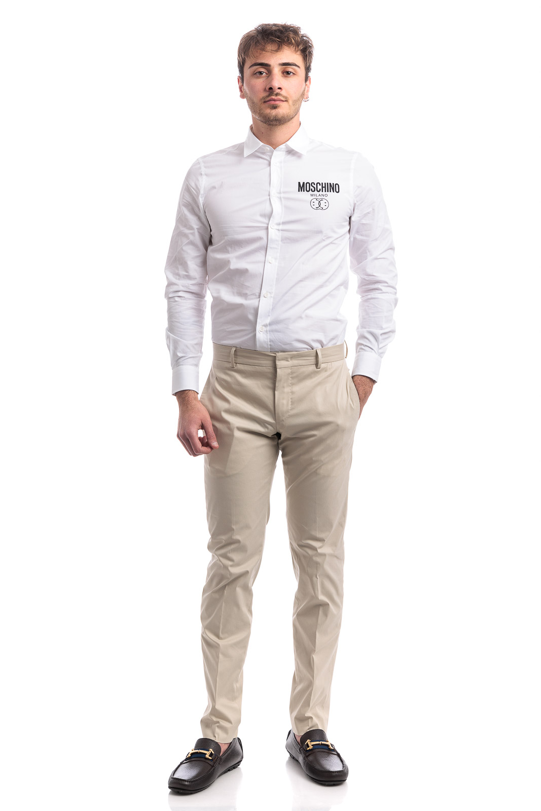 Gianninishoponline Felpa Moschino Milano Pt Torino Pantalone Uomo