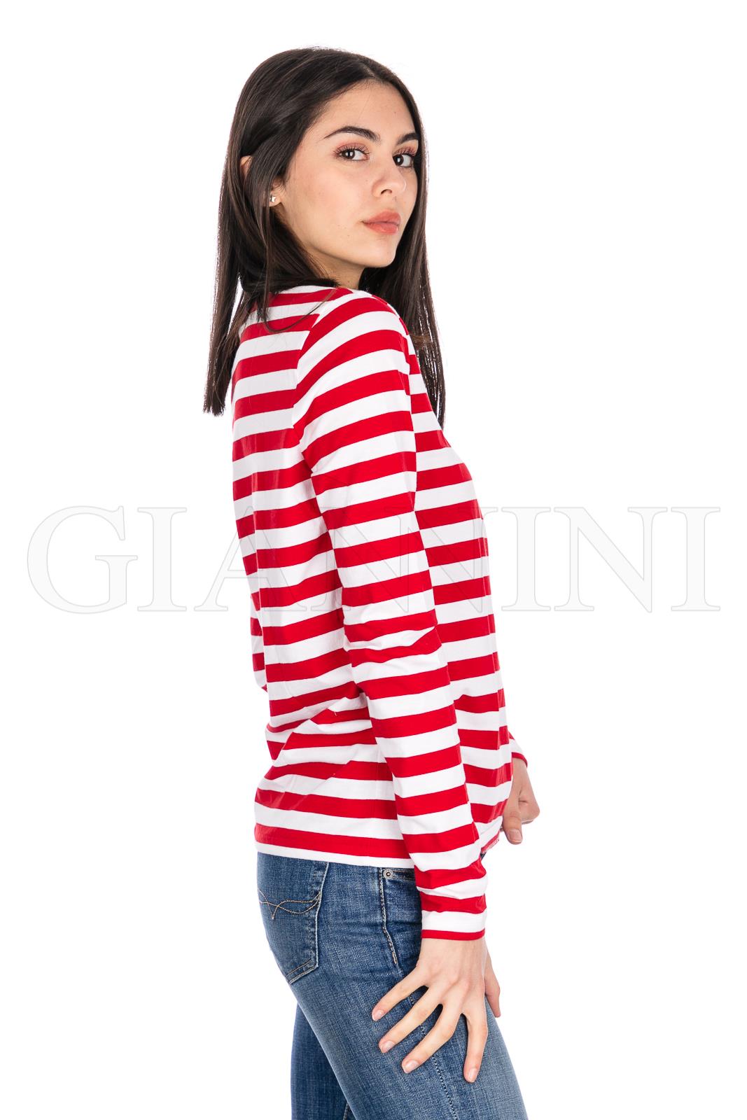 Tシャツ・カットソー POLO RALPH LAUREN Woman T-Shirt Red 211959270 001 Polo Ralph Lauren T Shirt Womens Small Red Short Sleeve