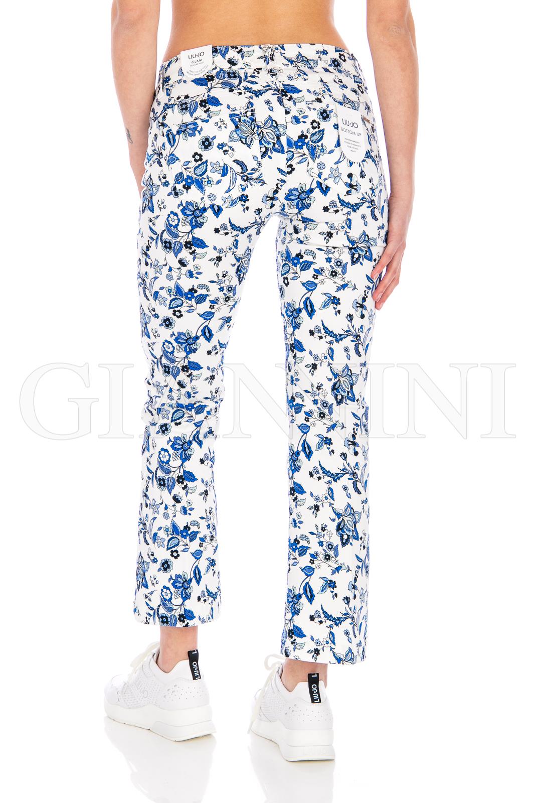 パンツ LIU JO PINOCCHIETTO TROUSERS Pantaloni a pinocchietto colore vichy | Liu Jo