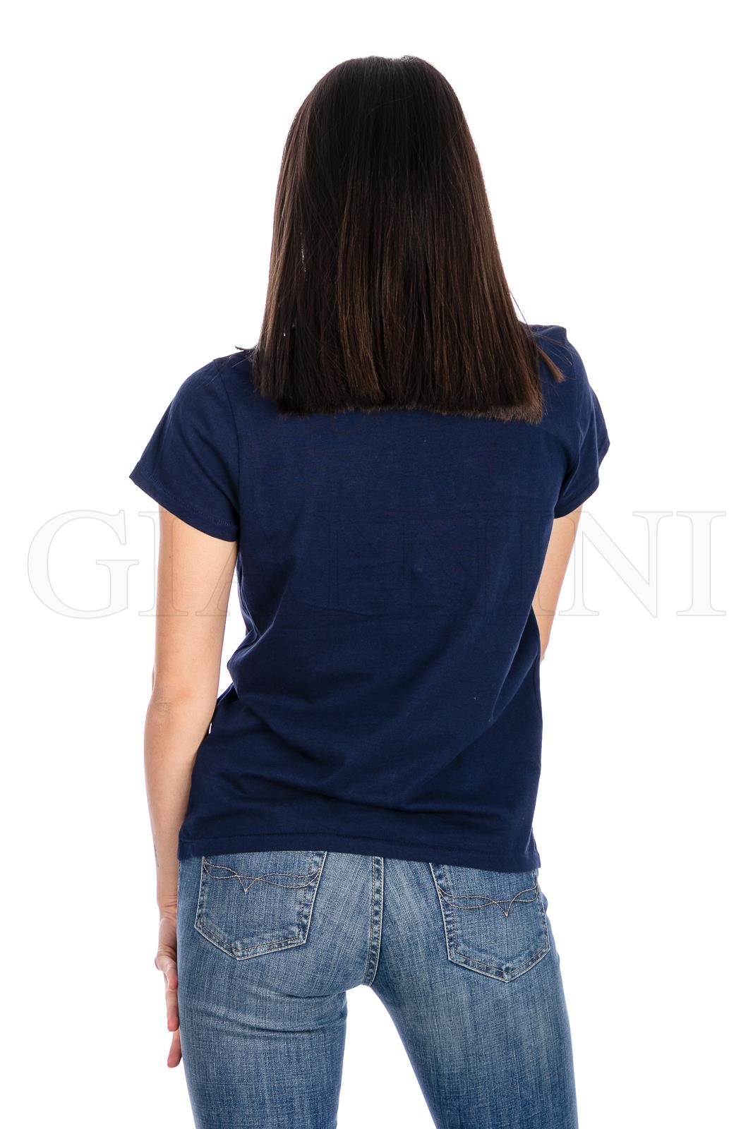 Tシャツ・カットソー POLO RALPH LAUREN Woman T-Shirt Blue 1 211891673 002 Polo Ralph Lauren Womens Short Sleeve T-Shirt (Medium, Navy