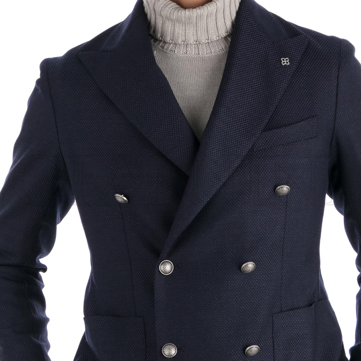 ジャケット TAGLIATORE PARIGI DOUBLE BREASTED BLAZER Double breasted jacket ''J-Parigi'' in beige fabric – GIO