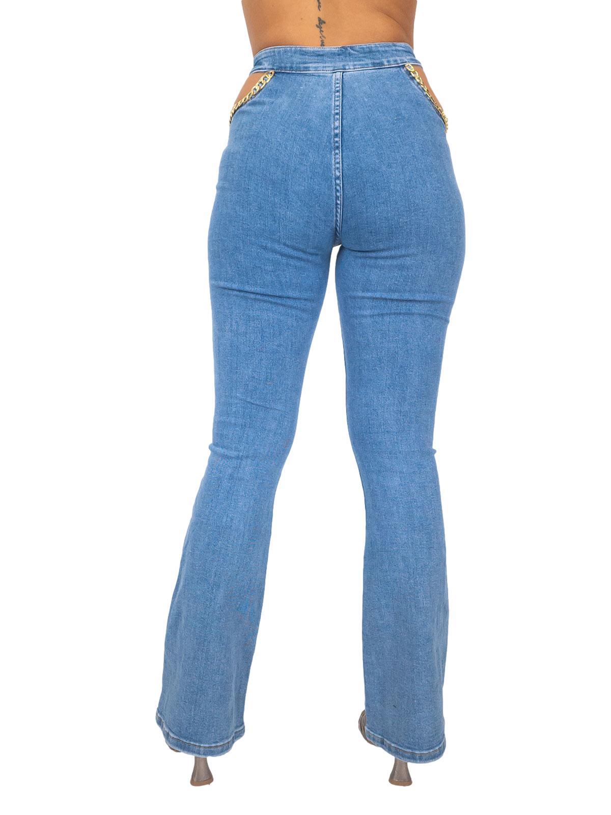 Waist Jeans Bootcut A Vita Alta Waist Pantaloni Bootcut Vita Alta