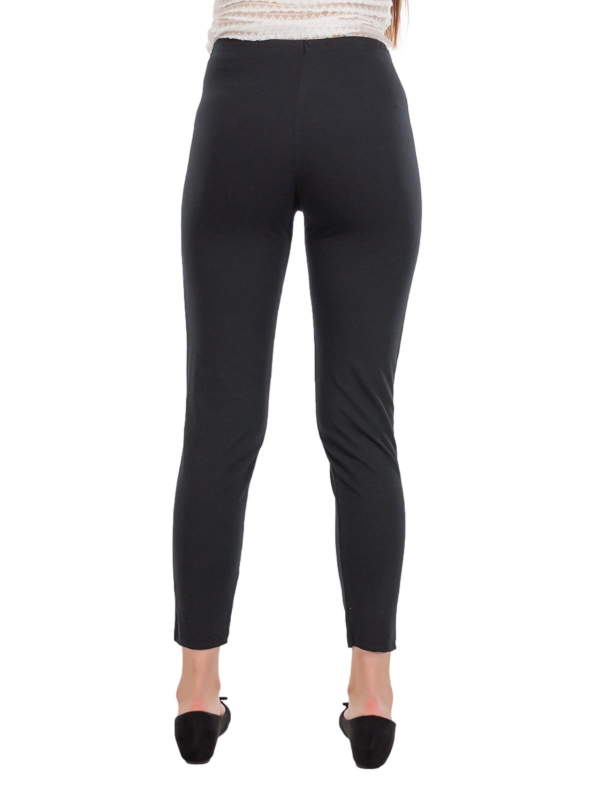 DESIGN - Leggings Neri Super Morbidi In Modal E Cotone