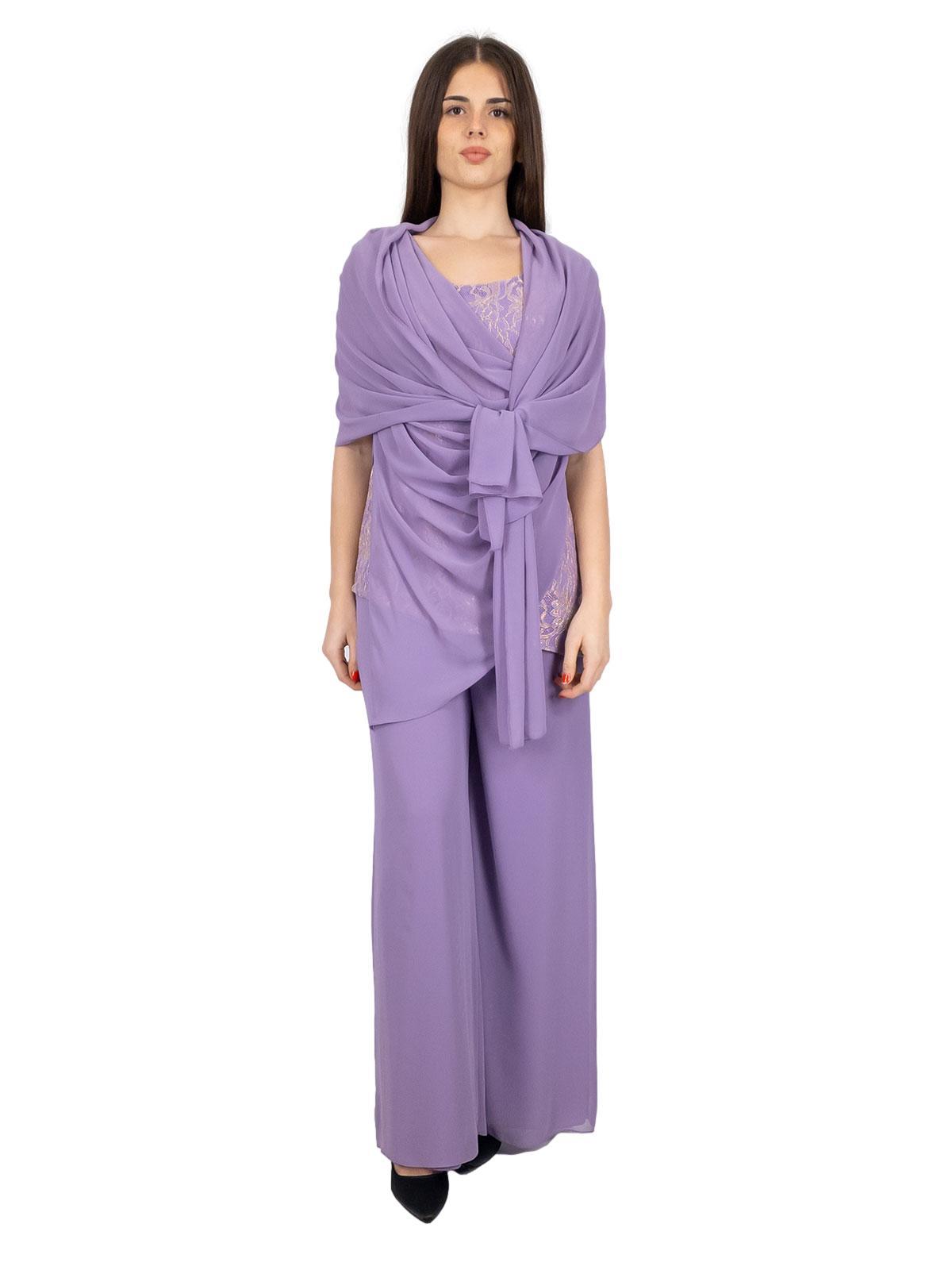 Completi Pantaloni Palazzo Pantaloni Eleganti Lilla Pantaloni