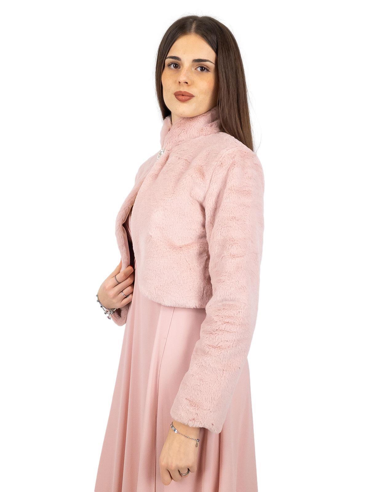 Rico finta pelliccia colore rose pompon. Cerca, compra, vendi nuovo e usato: Ric
