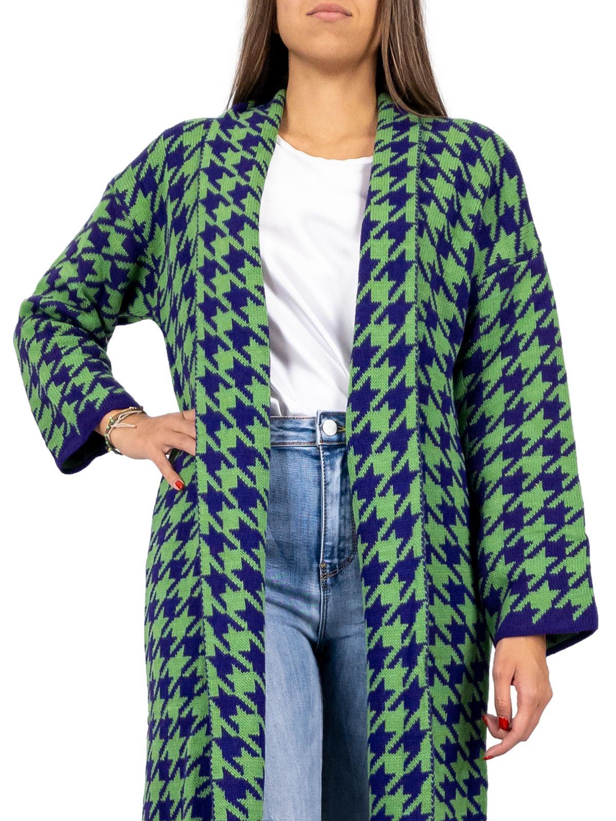 Maglia Maxi Cardigan In Lana Cardigan Lungo Cappotto In Maglia Di