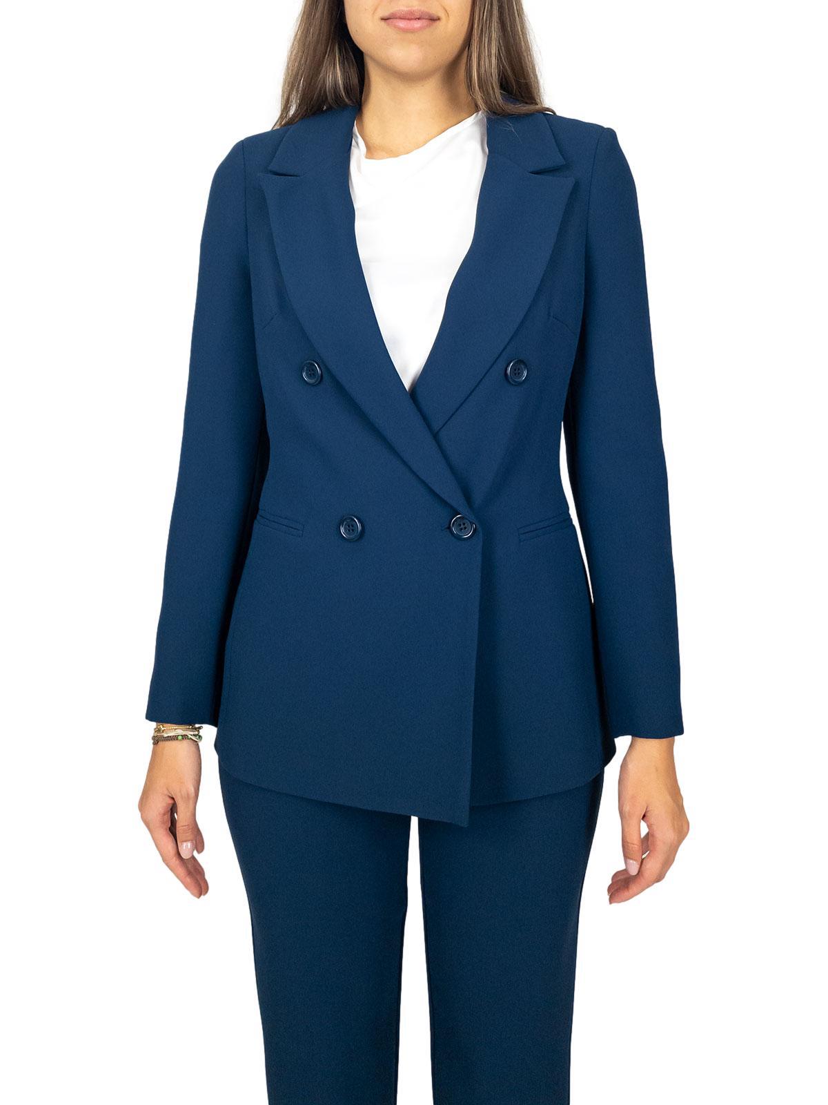 tailleur giacca e pantaloni eleganti donna