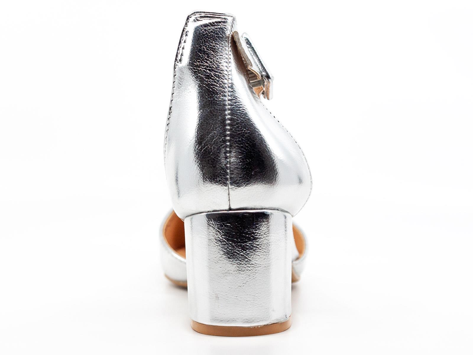 Eleganti Comode Scarpe Eleganti Argento Decollete Scarpe Da Sera