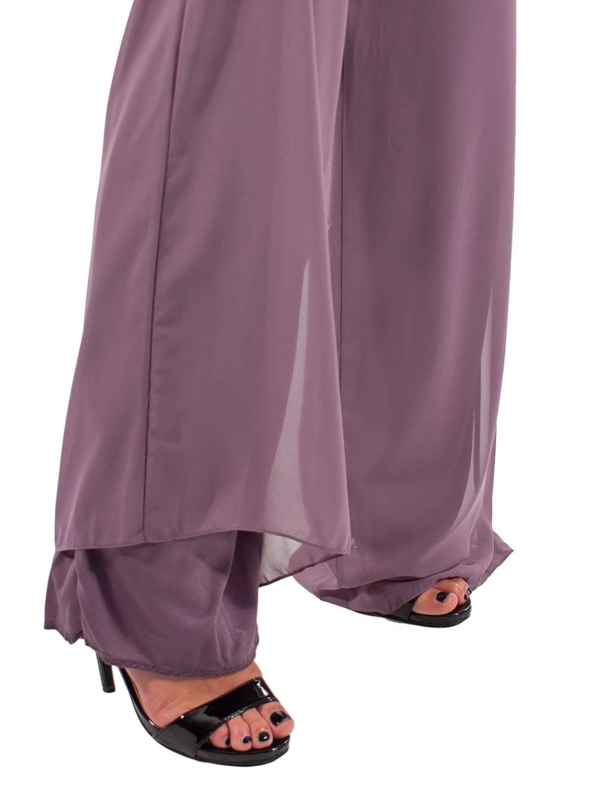 Pantaloni Eleganti Donna Vita Alta Palazzo Elegante Larghi