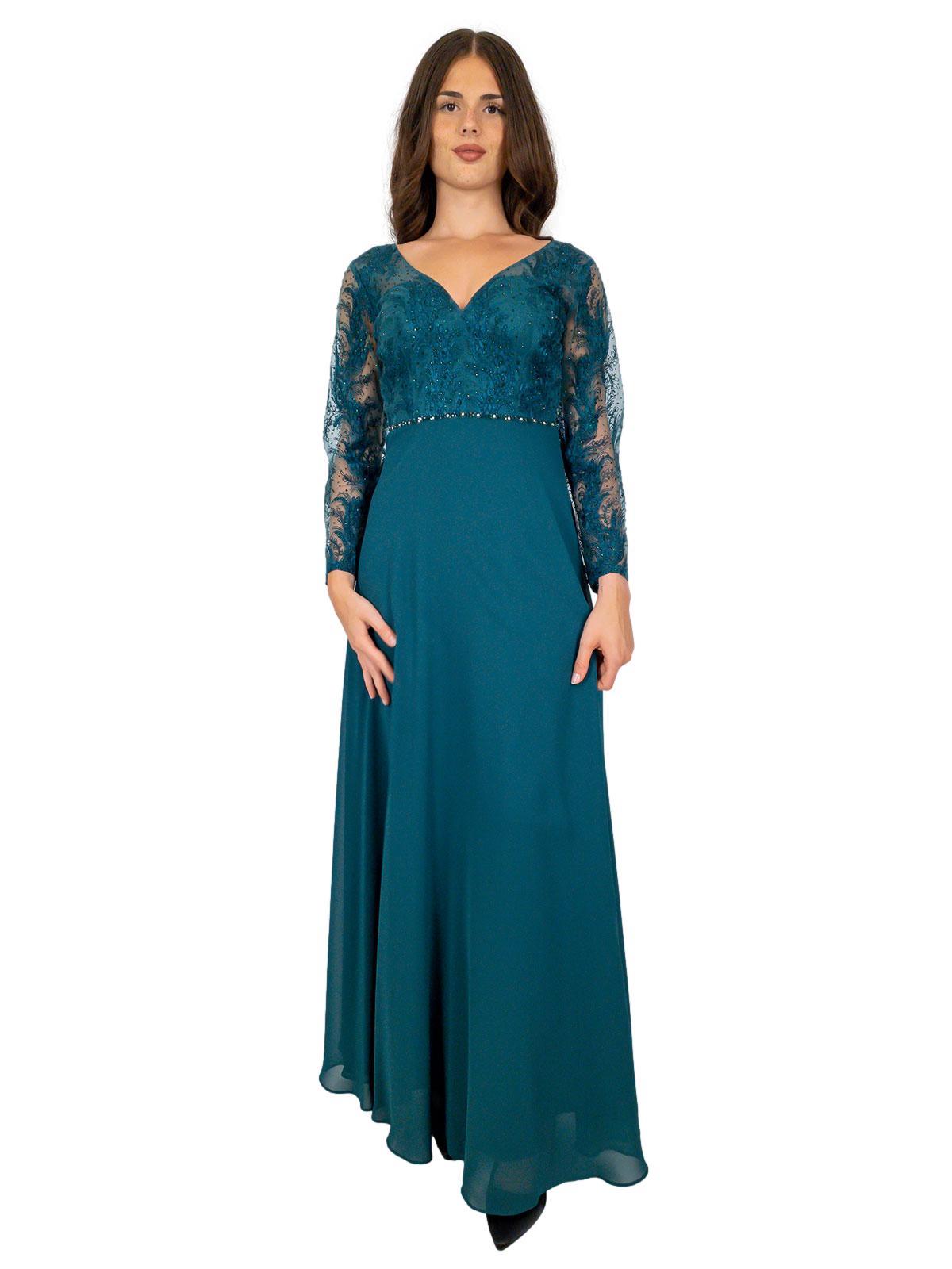 Manica Lunga Amazon Vestiti Lunghi Da Cerimonia Da Donna Vestiti - Main Image