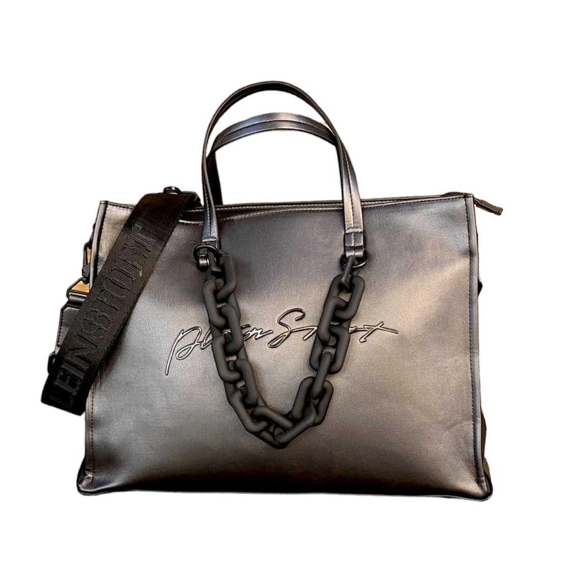 Braccialini - Borsa a mano con tracolla in ecopelle Beth
