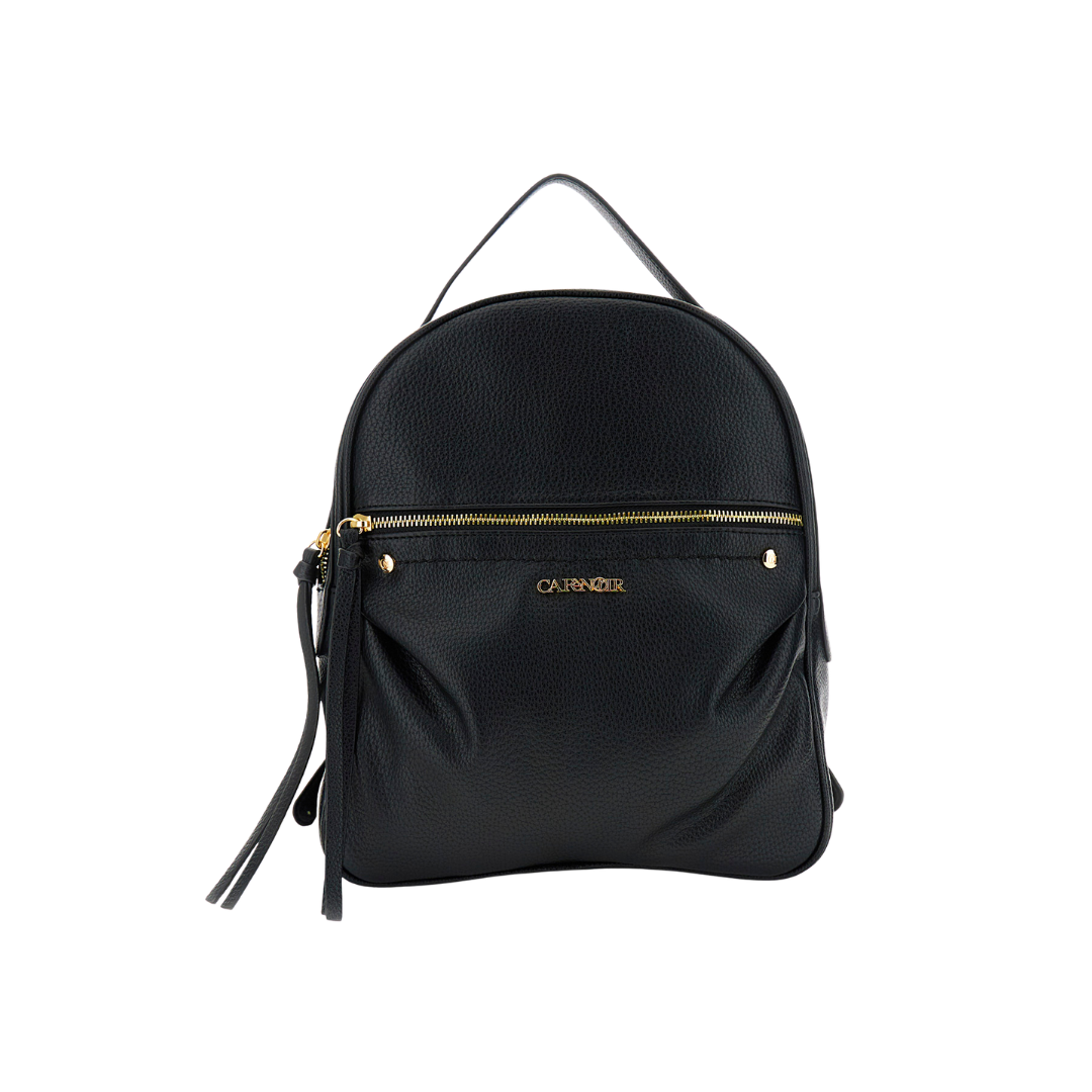 CAFFE NOIR BACKPACK C3WB1008 BLACK N001Soft backpack with zip. Has a pocket…