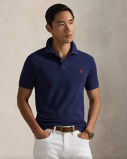 Ralph Lauren Slim Fit Mesh Polo Shirt