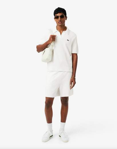 Lacoste Shorts in maglia bouclé