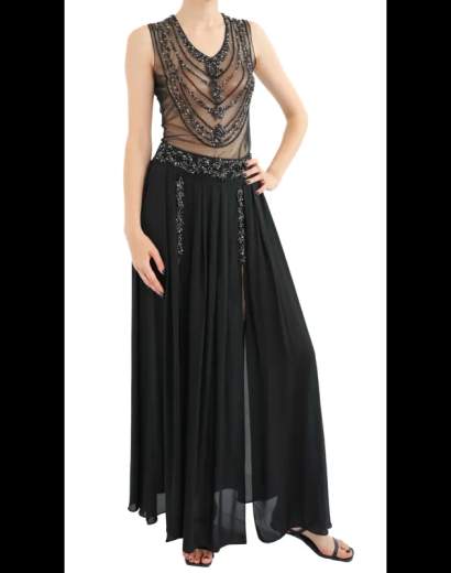 Miriam Stella LONG SKIRT WITH CORAL EMRBOIDERY SET