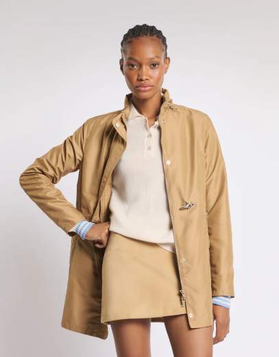 Fay Virginia Coat in Popeline Tecnico
