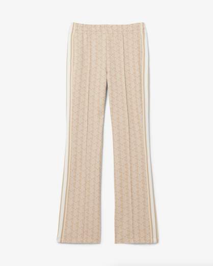 Lacoste Pantaloni della tuta svasati con monogramma