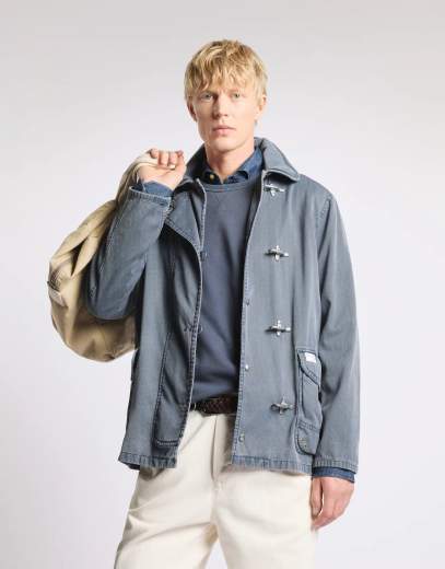 Fay 4 Ganci in Twill di Cotone