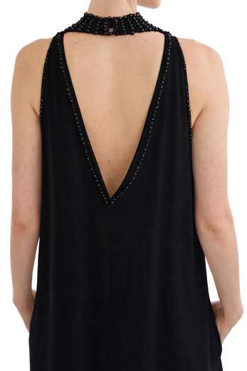 Miriam Stella SOLID COLOR LONG DRESS