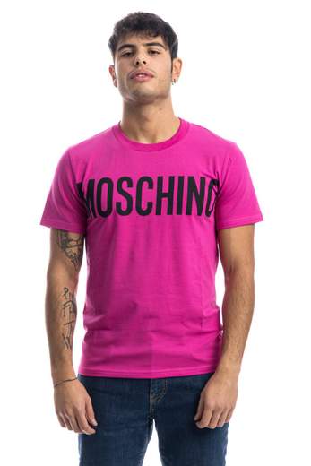 MOSCHINO T-SHIRT IN JERSEY DI COTONE STRETCH