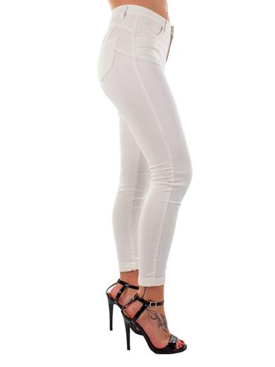 Pantaloni Skinny Donna Hanna A Vita Alta Buffalo David Bitton - Morbidi Elasticizzati In Cotone E Tencel - 3